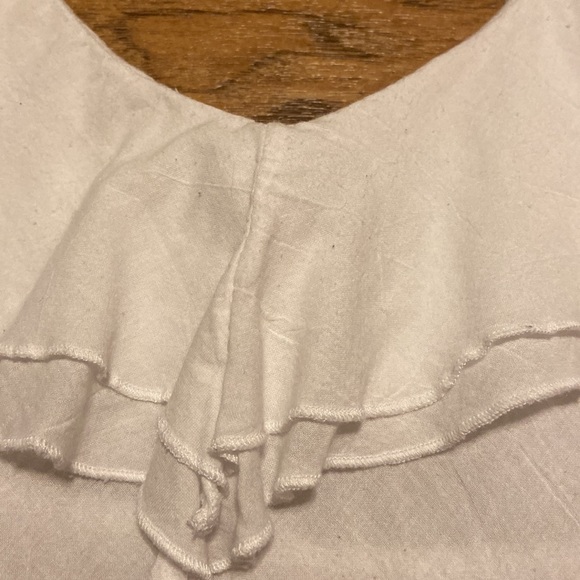 Love Squared | White Ruffled Cami - Picture 2 of 3